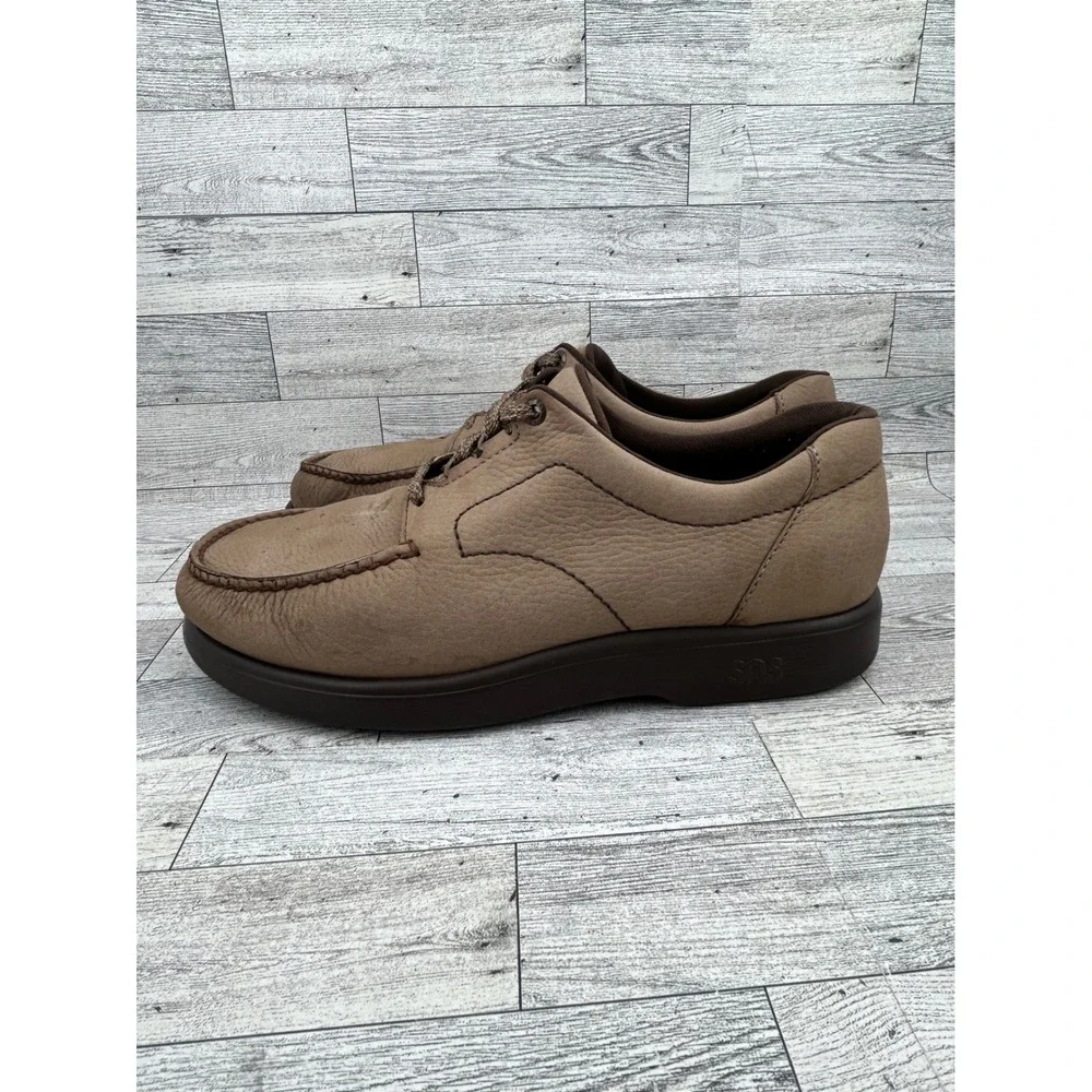 SAS Shoes Comfort Leather Lace Up Brown Oxford Casual Walking Men‎ Size 11.5 WW
